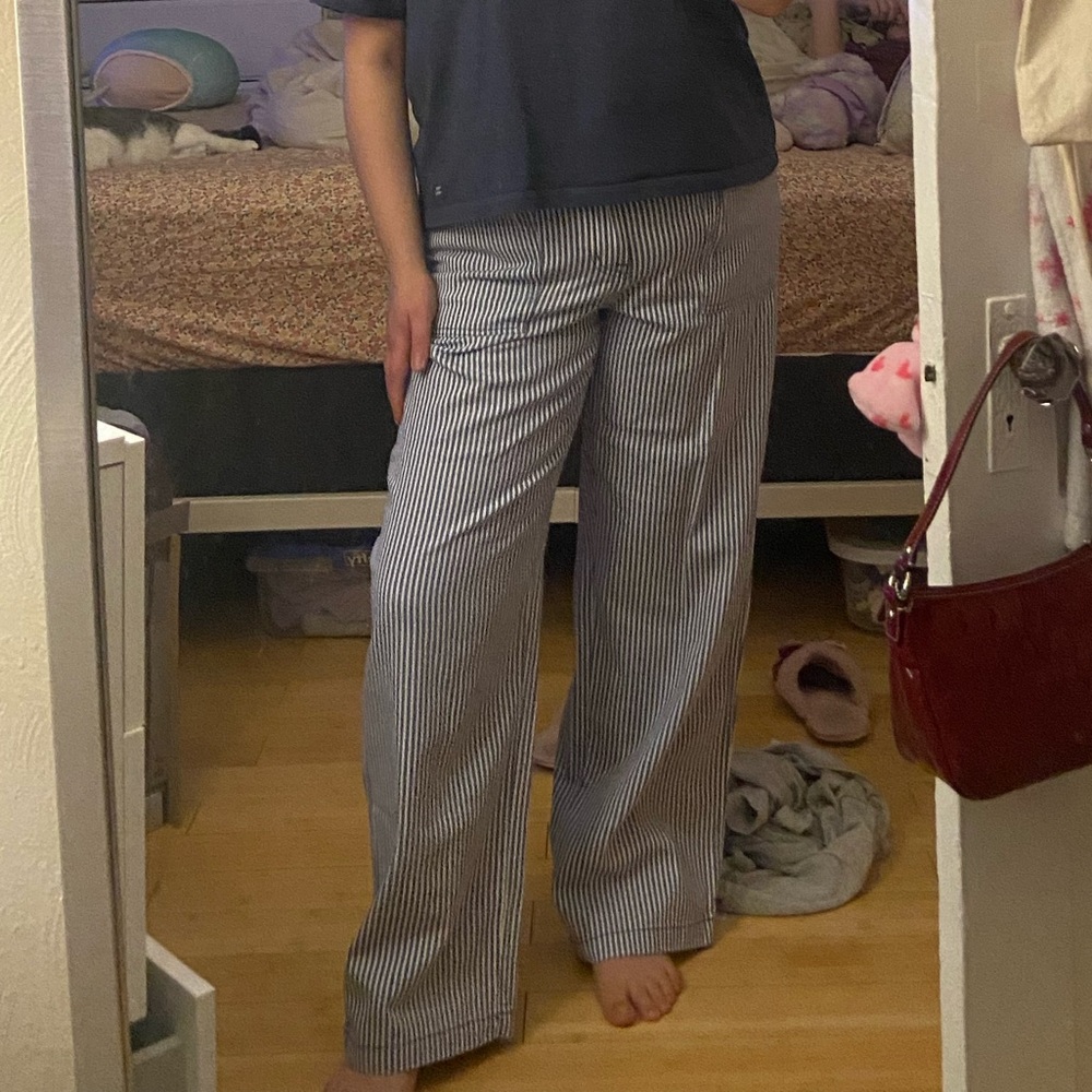H&M striped cargo pants